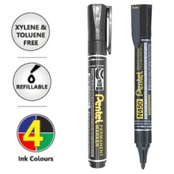 Pentel Permanent Marker N450 - Refillable - Black